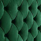 Alternate image 3 for Inspired Home Velvet Right-Facing Sectional Sofa in Hunter Green