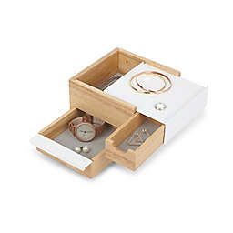 Umbra® Mini Stowit™ Jewelry Box in Natural/White