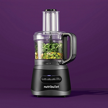 Nutribullet&reg; 7-Cup Food Processor in Black. View a larger version of this product image.