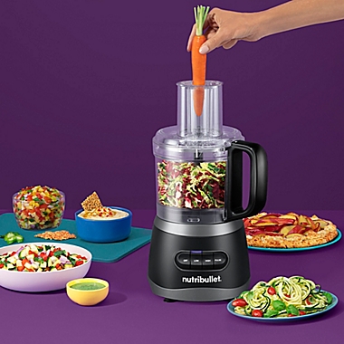 Nutribullet&reg; 7-Cup Food Processor in Black. View a larger version of this product image.