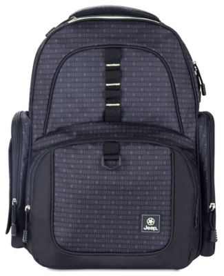 Jeep&reg; Legendary Sport Back Pack Diaper Bag Grey
