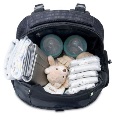 Jeep&reg; Legendary Sport Back Pack Diaper Bag Grey. View a larger version of this product image.