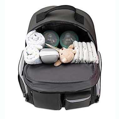Jeep&reg; Unlimited Freedom Back Pack Diaper Bag in Grey. View a larger version of this product image.