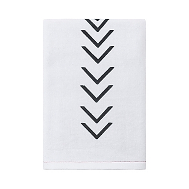 Studio 3B&trade; Colorblock Arrow Kitchen Towels in Red/White(Set of 2). View a larger version of this product image.