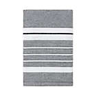 Alternate image 2 for Studio 3B&trade; Stitched Lines Chambray Kitchen Towels in Black/White/Grey (Set of 2)