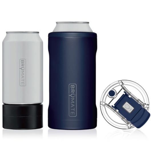 BrüMate Hopsulator TRiO Insulated Can Cooler in Matte Navy