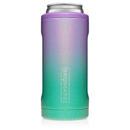 BrüMate Hopsulator Slim Insulated Can Cooler in Glitter Mermaid