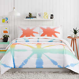 Maker's Collective Tie-Dye Rainbow 3-Piece Comforter Set