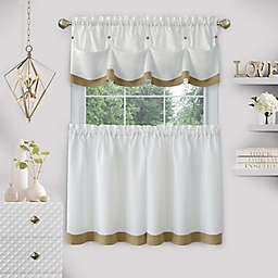 MyHome Lana Window Curtain Tier Pair and Valance