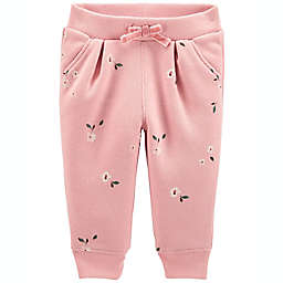 carter&#39;s&reg; Floral Fleece Pants in Pink