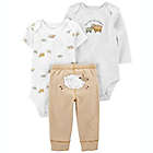 Alternate image 0 for carter&#39;s&reg; 3-Piece Lamb Outfit Set in Grey