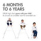 Alternate image 4 for Boon&reg; GRUB High Chair in White