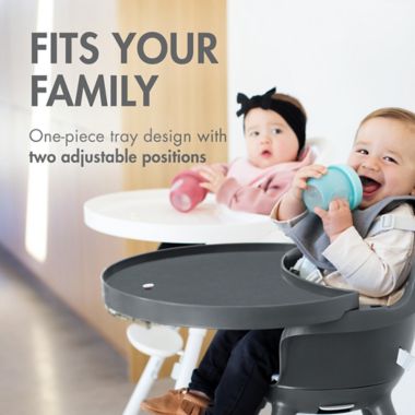 Boon&reg; GRUB High Chair in Grey. View a larger version of this product image.