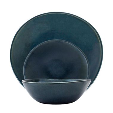 Carthage.co Dadasi 3-Piece Place Setting in Adriatic. View a larger version of this product image.