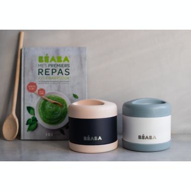 BEABA&reg; 16 oz. Stainless Steel Jar in Cloud. View a larger version of this product image.