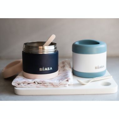 BEABA&reg; 16 oz. Stainless Steel Jar in Cloud. View a larger version of this product image.