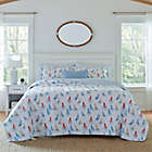 Alternate image 0 for Laura Ashley&reg; Ahoy Reversible 3-Piece Full/Queen Quilt Set in Bright Blue