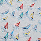 Alternate image 9 for Laura Ashley&reg; Ahoy Reversible 3-Piece Full/Queen Quilt Set in Bright Blue