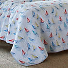 Alternate image 7 for Laura Ashley&reg; Ahoy Reversible 3-Piece Full/Queen Quilt Set in Bright Blue