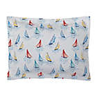Alternate image 3 for Laura Ashley&reg; Ahoy Reversible 3-Piece Full/Queen Quilt Set in Bright Blue
