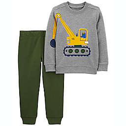 carter's® 2-Piece Construction Hoodie and Pant Set