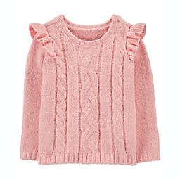 carter's® Cable Knit Sweater in Pink