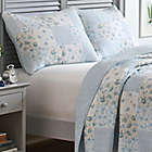 Alternate image 3 for Laura Ashley&reg; Kenna 2-Piece Reversible Twin Quilt Set in Pastel Blue
