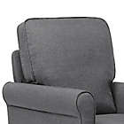 Alternate image 5 for Maya Swivel Glider and Ottoman in Shadow Gray