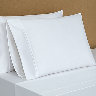 Everhome&trade; PimaCott&reg; Sateen 800-Thread-Count Queen Sheet Set in Bright White. View a larger version of this product image.