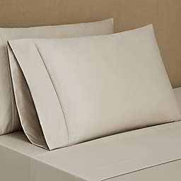 Everhome™ PimaCott® Sateen 800-Thread-Count Standard Pillowcases in Peyote (Set of 2)