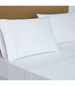 Set de sábanas king de algodón Everhome™ bordadas color gris claro