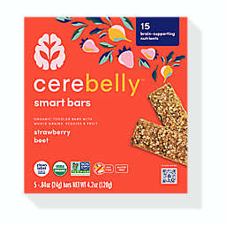 Cerebelly™ Organic 5-Pack StrawBeet Toddler Smart Snack Bars