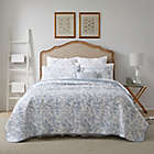 Alternate image 0 for Laura Ashley&reg; Amberley Reversible 2-Piece Twin Quilt Set in Soft Blue