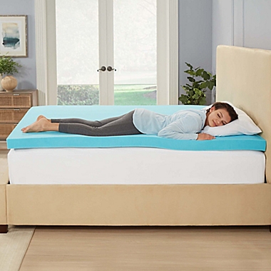 Ecossentials 3-Inch Memory Foam Queen Mattress Topper. View a larger version of this product image.