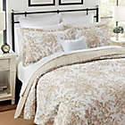 Alternate image 5 for Laura Ashley&reg; Bedford 2-Piece Reversible Twin Quilt Set in Light Brown