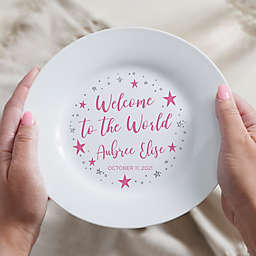 Twinkle Baby Girl Personalized Keepsake Plate