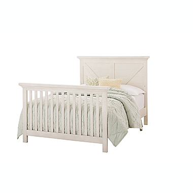 Westwood Design Westfield 4-in-1 Convertible Crib in Brushed White. View a larger version of this product image.