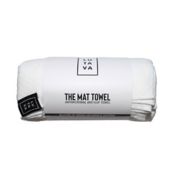 Lutava Antimicrobial + Non Slip Fitness Mat Towel in White
