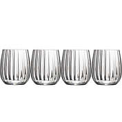 Mikasa&reg; Gail Optic Double Old Fashioned/Stemless Wine Glasses (Set of 4)