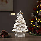 Alternate image 1 for Mr. Christmas&reg; 14-Inch Nostalgic Christmas Tree with Animated Angel in White