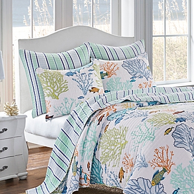 Levtex Home Deep Sea 3-Piece Reversible King Quilt Set. View a larger version of this product image.