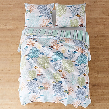Levtex Home Deep Sea 3-Piece Reversible King Quilt Set. View a larger version of this product image.