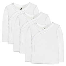 The Honest Company® 3-Pack Honestly Pure Organic Cotton Long Sleeve Tops in White