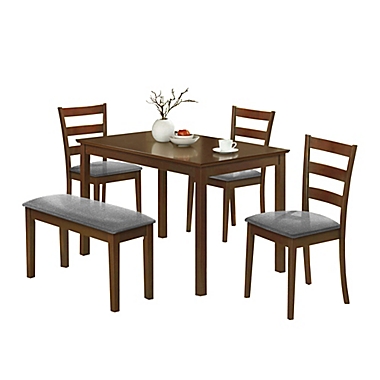 USPride Furniture Akfar 5-Piece Dining Set in Chocolate Brown. View a larger version of this product image.