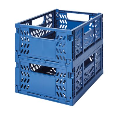 Simply Essential&trade; Collapsible Crates (Set of 2)