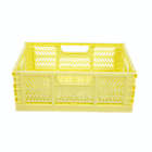 Alternate image 2 for Simply Essential&trade; Shallow Collapsible Crate in Limelight