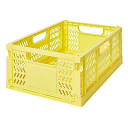 Simply Essential™ Shallow Collapsible Crate in Limelight