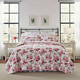 Laura Ashley® Lidia Quilt Set in Pink
