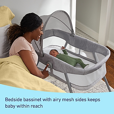 Graco&reg; DreamMore&trade; 2-in-1 Portable Bassinet in Bella. View a larger version of this product image.