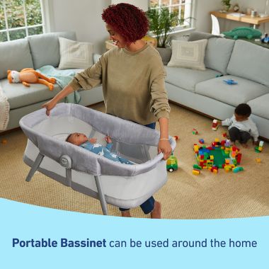 Graco&reg; DreamMore&trade; 2-in-1 Portable Bassinet in Bella. View a larger version of this product image.